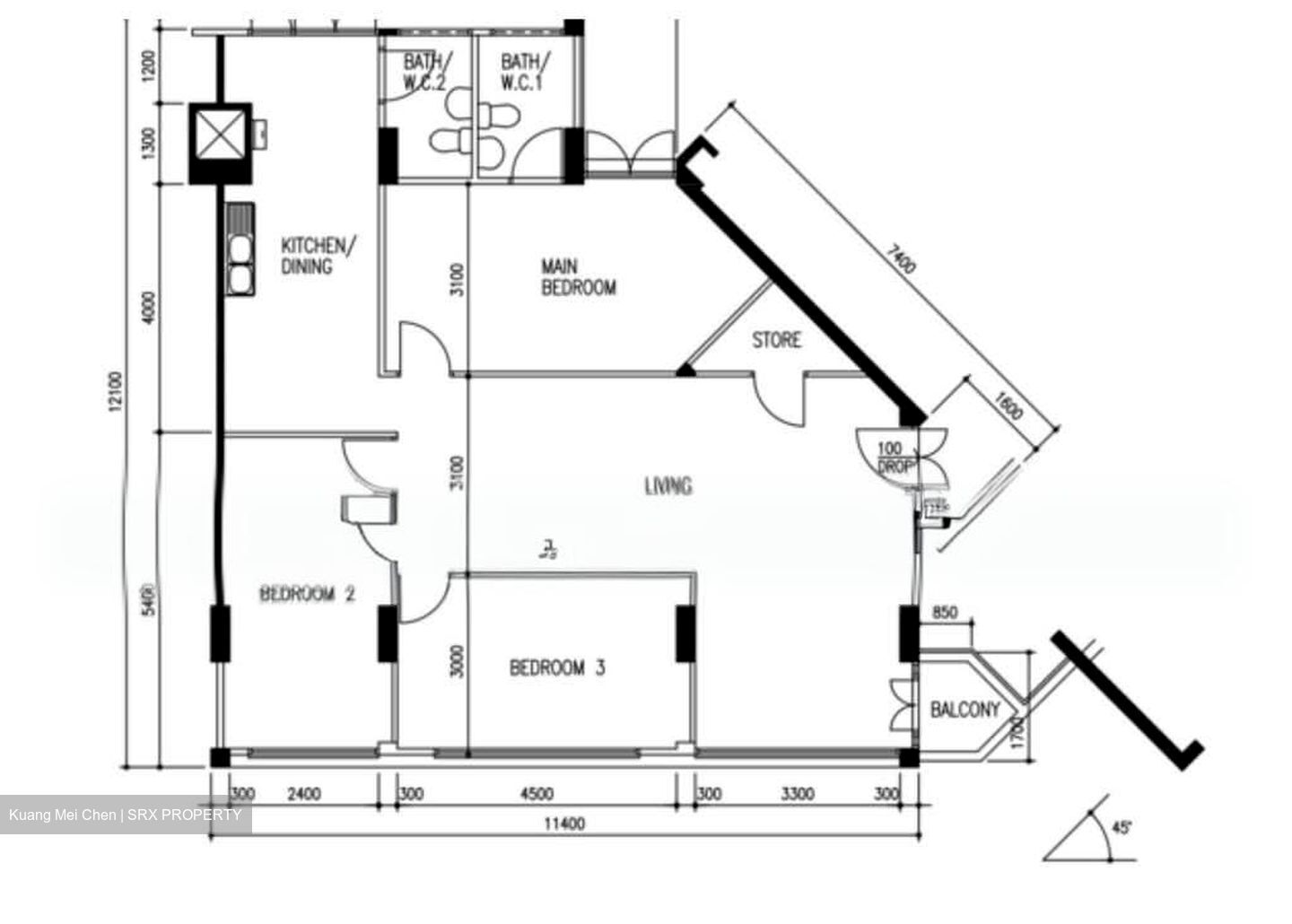 Blk 186 West View @ Bukit Batok (Bukit Batok), HDB 4 Rooms #572063911